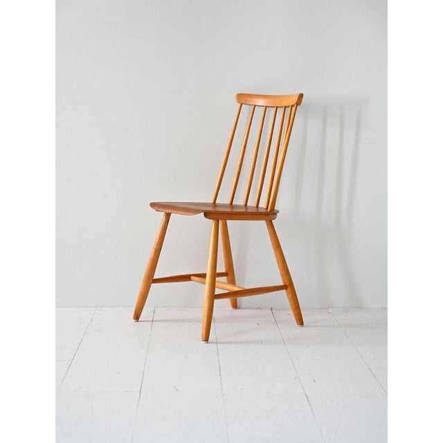 Swedish Pinnstol Chair in Teak and Beech, 1960s For Sale - Image 10 of 10