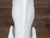 Midcentury Italian White Porcelain Sculpture of a Calm, Sitting Greyhound For Sale - Image 4 of 12