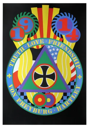 Hartley Elegies: KvF V Serigraph by Robert Indiana