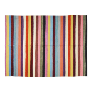 Afghan Modern Flatweave Kilim Wool Rug, 5'9''x8'