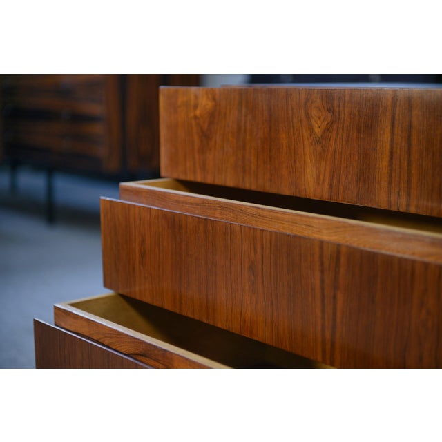 Scandinavian Wooden Chest of 3 Drawers, 1960s For Sale - Image 12 of 13