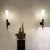 Opaline Glass and Metal Wall Lights, 1960s, Set of 2 For Sale - Image 3 of 10