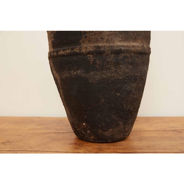 Vintage Medium Black Olive Pot For Sale - Image 10 of 12
