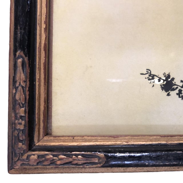 Traditional 1915 Framed Neo-Classic Where Terpsichore Dwells Silhouette Print by Boris Major For Sale - Image 3 of 4