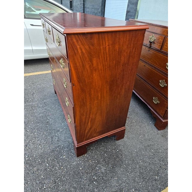 Very Fine 18th C / 19th C Inlaid English Georgian 7 Drawer Chest For Sale - Image 9 of 9