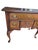 Brown Vintage Hekman Queen Anne Walnut Burl Lowboy Dresser Chest Console Entry Table For Sale - Image 8 of 17