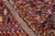 Blue Antique Soumak Rust/Blue Wool Rug - 5'7'' X 7'10'' For Sale - Image 8 of 10