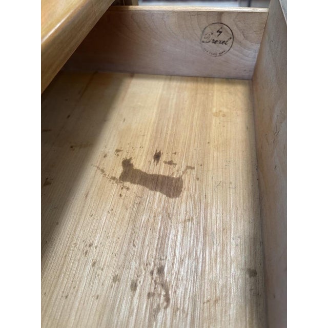 Wood 1950s Drexel ‘Precedent’ 4 Drawer Nightstand by Edward Wormley For Sale - Image 7 of 9