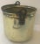 Mid-Century Modern Vintage Brass Jamb Pot With Iron Metal Handle For Sale - Image 3 of 7