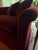 Mid Century Rolled-Arm Curved Sofa For Sale - Image 4 of 10