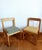 1970s Scandinavian Chairs in Elm and Fabric, 1960s, Set of 6 For Sale - Image 5 of 15