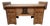 Vintage Brutalist Oak Chest Bench with Black Iron Hardware, 1960s For Sale