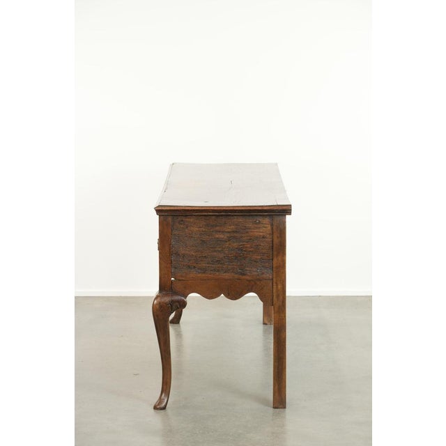 Antique English Oak Sideboard with Ornate Elements, 18th Century For Sale - Image 6 of 13