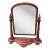 19th Century American Empire Mahogany Gentleman's Shaving or Dressing Mirror For Sale