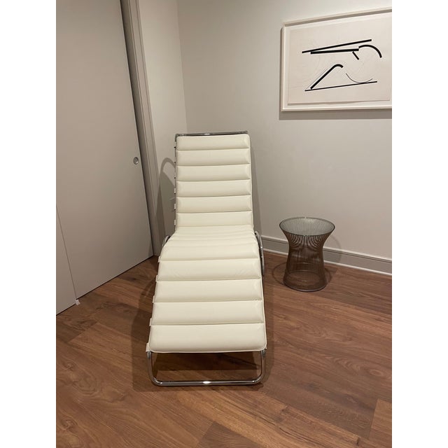 Knoll Knoll Mr Adjustable Chaise Lounge by Ludwig Mies Van Der Rohe in Special Order Vicenza Leather For Sale - Image 4 of 9