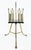 Late 19th Century Jans of London Antique Revolving Magazine Stand in Brass and Mahogany For Sale - Image 5 of 11