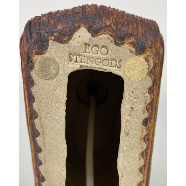 Ceramic Table Lamp by Willi Fischer for Ego Stengods Ateljé, 1960 For Sale - Image 4 of 7