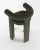 Collector Modern Fully Upholstered Cassette Bar Chair in Bouclé Olive by Alter Ego For Sale - Image 4 of 5