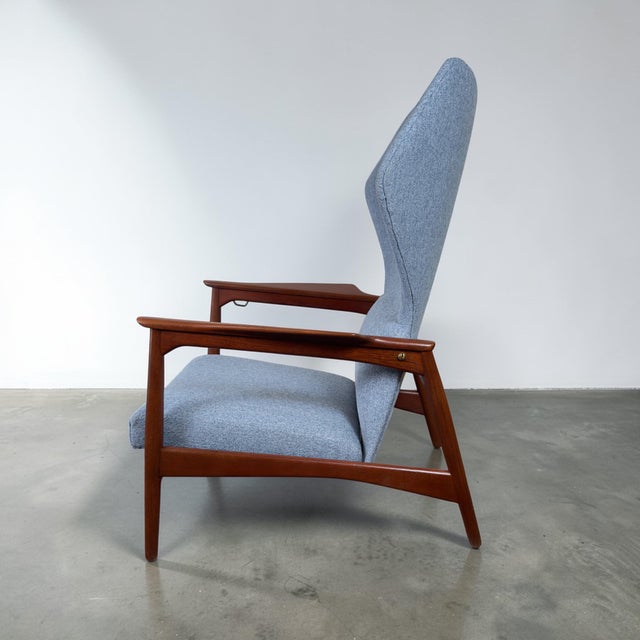 Lb Kofod Larsen "Carlo" Wingback Lounge Chair for Carlo Garn For Sale In Palm Springs - Image 6 of 15