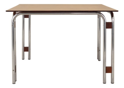 Italian Walnut Table, Italy, 1970s