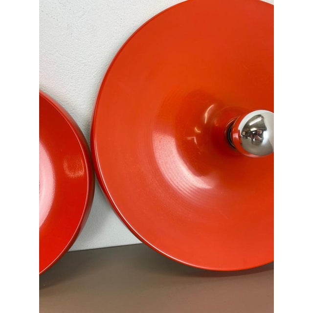 Disc Wall Lights by Honsel attributed to Charlotte Perriand, Germany, 1970s, Set of 2 For Sale - Image 12 of 18