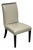 Swaim Vibe Leather Side Chair For Sale