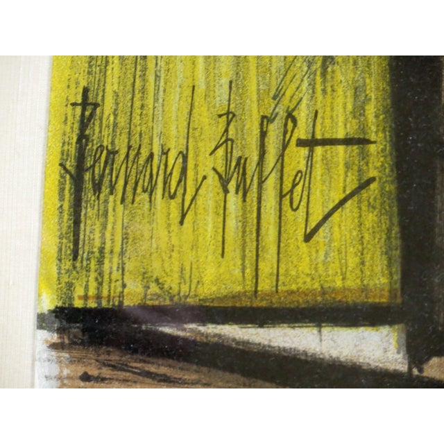 The School of Paris Bernard Buffet "Le Bouquet Violet" Lithograph For Sale - Image 3 of 5