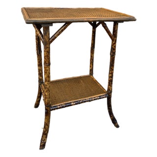 19th Century Bamboo Side Table For Sale