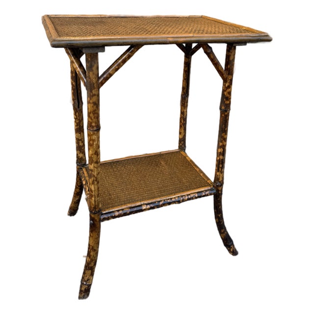 19th Century Bamboo Side Table For Sale