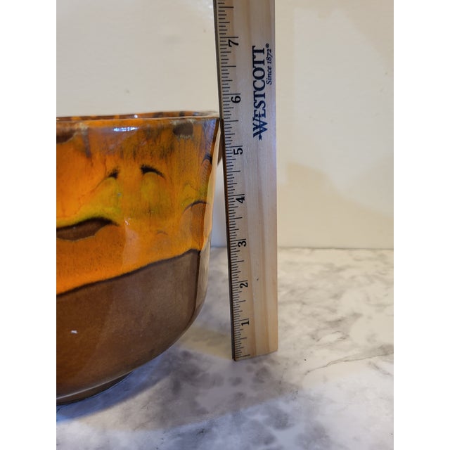 Mid Century Modern California Usa Pottery Planter For Sale - Image 9 of 11