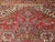 Vintage Heriz Rug, Hand-Knotted Wool, Geometric Medallion Pattern, Red & Navy, 10x13 For Sale - Image 4 of 11