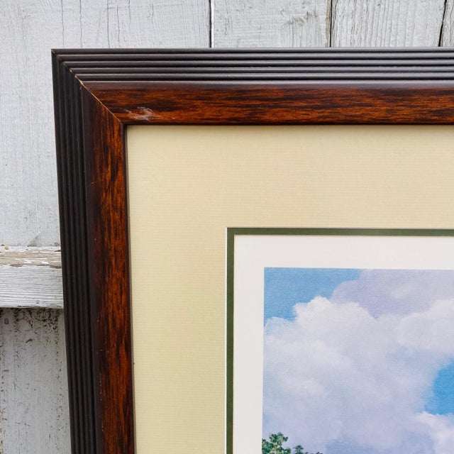 1970s Framed Pebble Beach Lithograph by James Peter Cost For Sale - Image 4 of 12