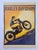 Art Deco Harley Davidson Motorcycle Advertising Poster, 1930s For Sale - Image 4 of 10