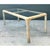 Vintage Rattan and Glass Dining Table For Sale - Image 4 of 12