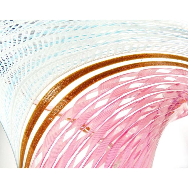 Glass Glass Cup by Dino Martens for A. Toso, 1950s For Sale - Image 7 of 15