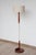 Vintage Scandinavian Light Fixture in Teak, Chrome-Plated Metal and Cotton, 1960s For Sale - Image 13 of 14