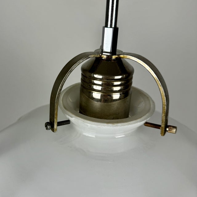 Glass Mid-Century Murano Glass Fazzoletto Pendant Lamp from De Majo, Italy, 1970s For Sale - Image 7 of 8