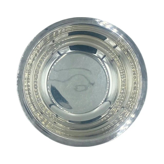 Vintage the 21 Club Nyc Restaurant Silverplate Caviar Bowl New York For Sale - Image 9 of 13
