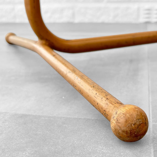 Scandinavian Reading Stand in Birch and Steel, 1940s For Sale - Image 9 of 11