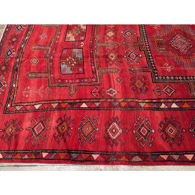 Textile Galerie Shabab Collection Mid-20th Century Turkish Anatolian Room Size Carpet For Sale - Image 7 of 10