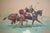 Mid 20th Century Two Polo Players Watercolour by Eugène Péchaubès (French, 1890-1967) For Sale - Image 5 of 6