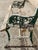 Late 19th Century Antique English Victorian Cast Iron Wooden Slat Garden Seat Patio Park Bench For Sale - Image 5 of 12