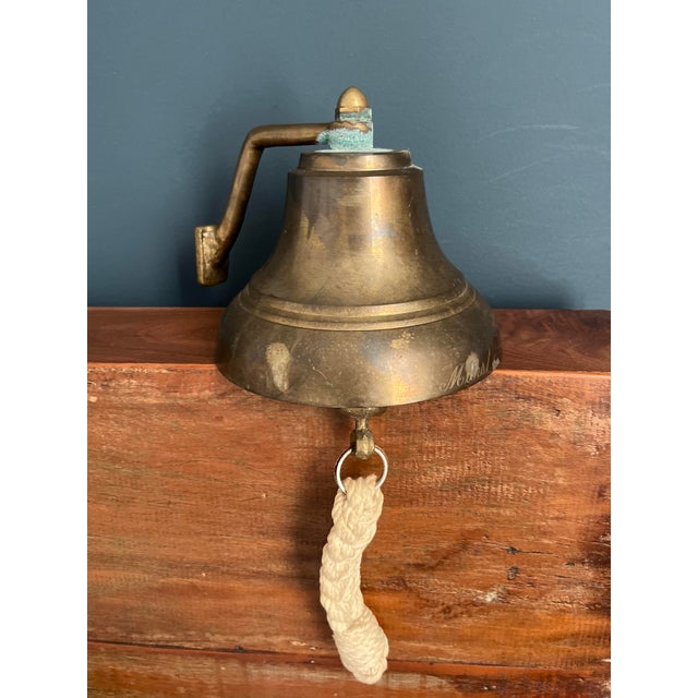 Vintage Brass Ship’s Bell For Sale - Image 4 of 8