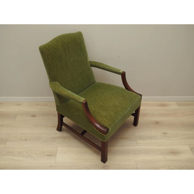 Vintage Danish Mahogany Lounge Chair, 1970s For Sale - Image 10 of 18