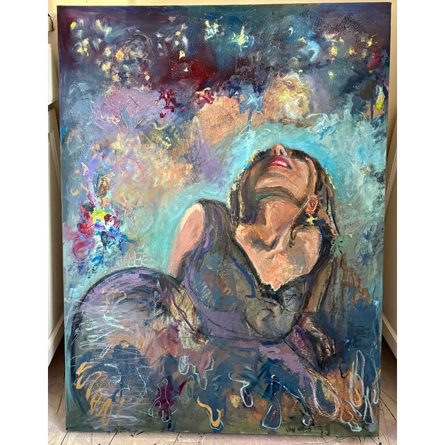Figurative “Dreaming”, Original Oil Paintings, by Van Ness For Sale - Image 3 of 5