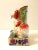 Late 20th Century Antique Staffordshire Dog Spill Vase With Cactus King Charles Spaniels | Rare Large Slip Cast Mold | Hand Painted Victorian Era Decor For Sale - Image 5 of 13