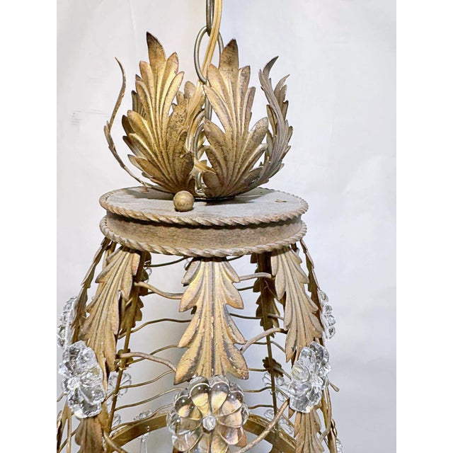 Antique 19th-Century French Bird-Cage Empire Chandelier. For Sale - Image 9 of 10