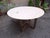 Dining Table with Brass Base and Round White Marble Top, 1960s For Sale - Image 4 of 18