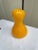 Postmodern 1980s Yellow Free Form Glass Vase For Sale - Image 3 of 9
