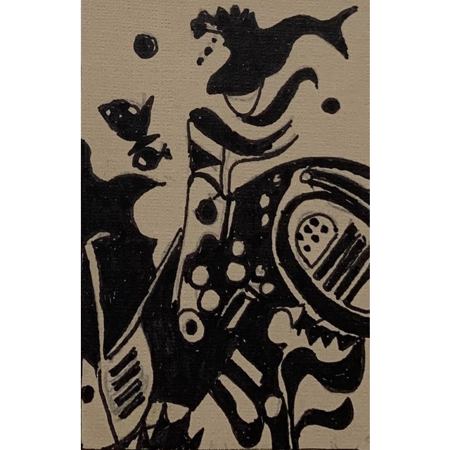 Henryk Drzewiecki, Untitled, 2019, Ink & Paper For Sale - Image 6 of 6